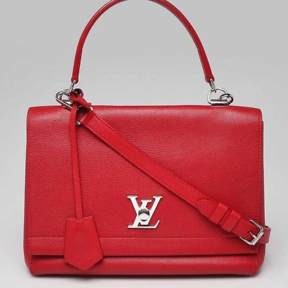 Louis Vuitton Rubis Calfskin Leather Lockme II Bag - Picture 1 of 11